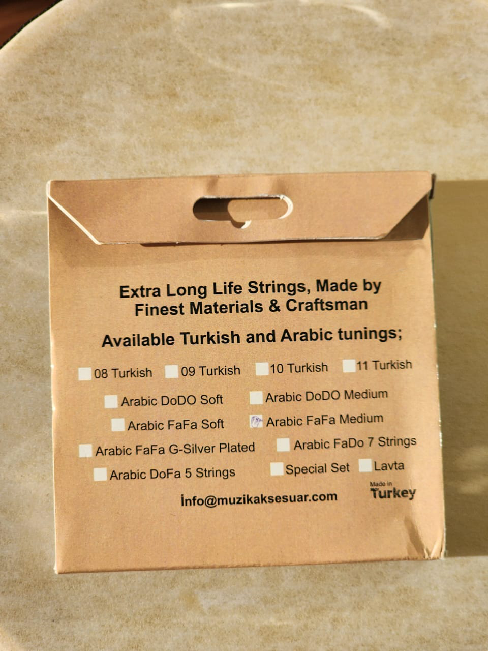 Aurora Premium Oud Strings - Turkish & Arabic Tunings