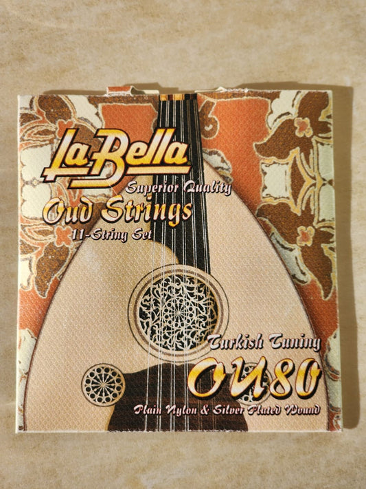 La Bella Oud Strings – OU80 (11-String Set, Turkish Tuning)