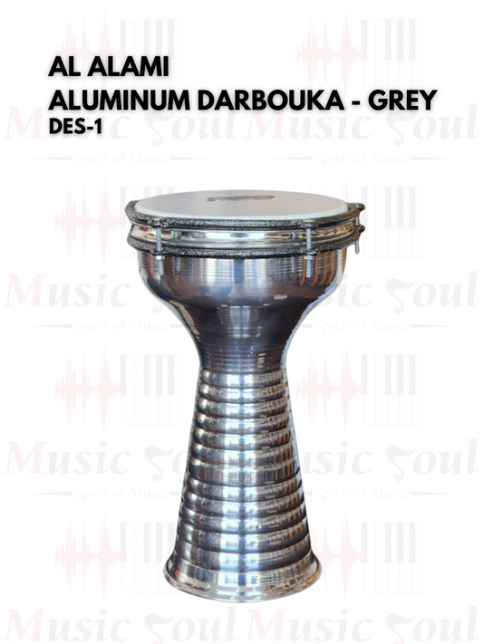 Al Alami - Aluminum Darbouka - Grey