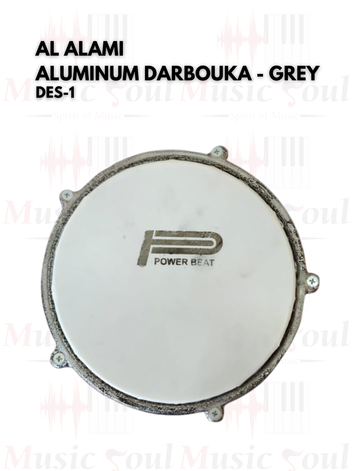 Al Alami - Aluminum Darbouka - Grey