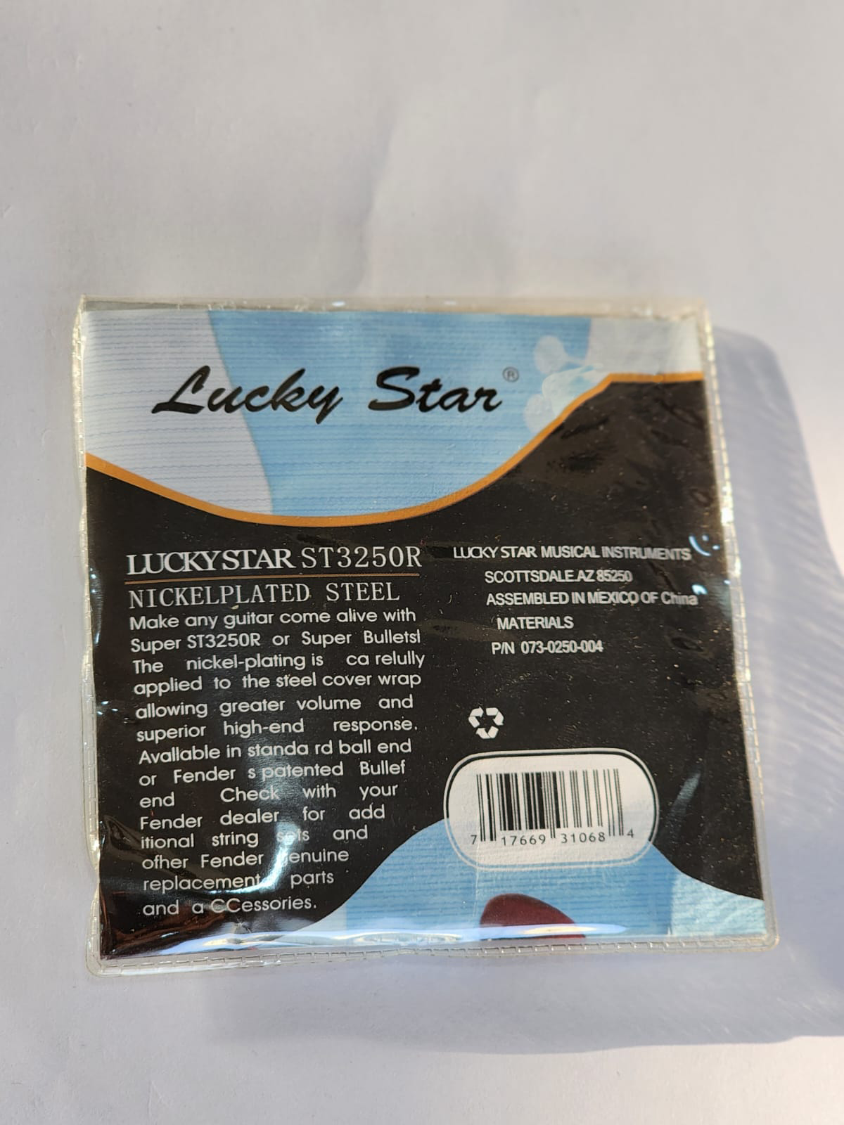 Lucky Star Nickel-Plated Steel Electric Guitar Strings, Standard Tension, .009 - .040