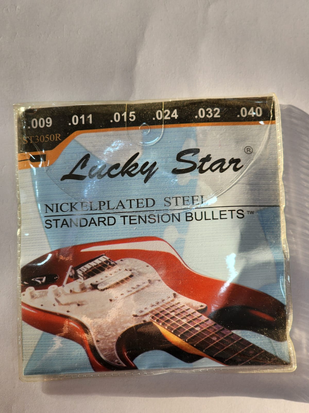 Lucky Star Nickel-Plated Steel Electric Guitar Strings, Standard Tension, .009 - .040