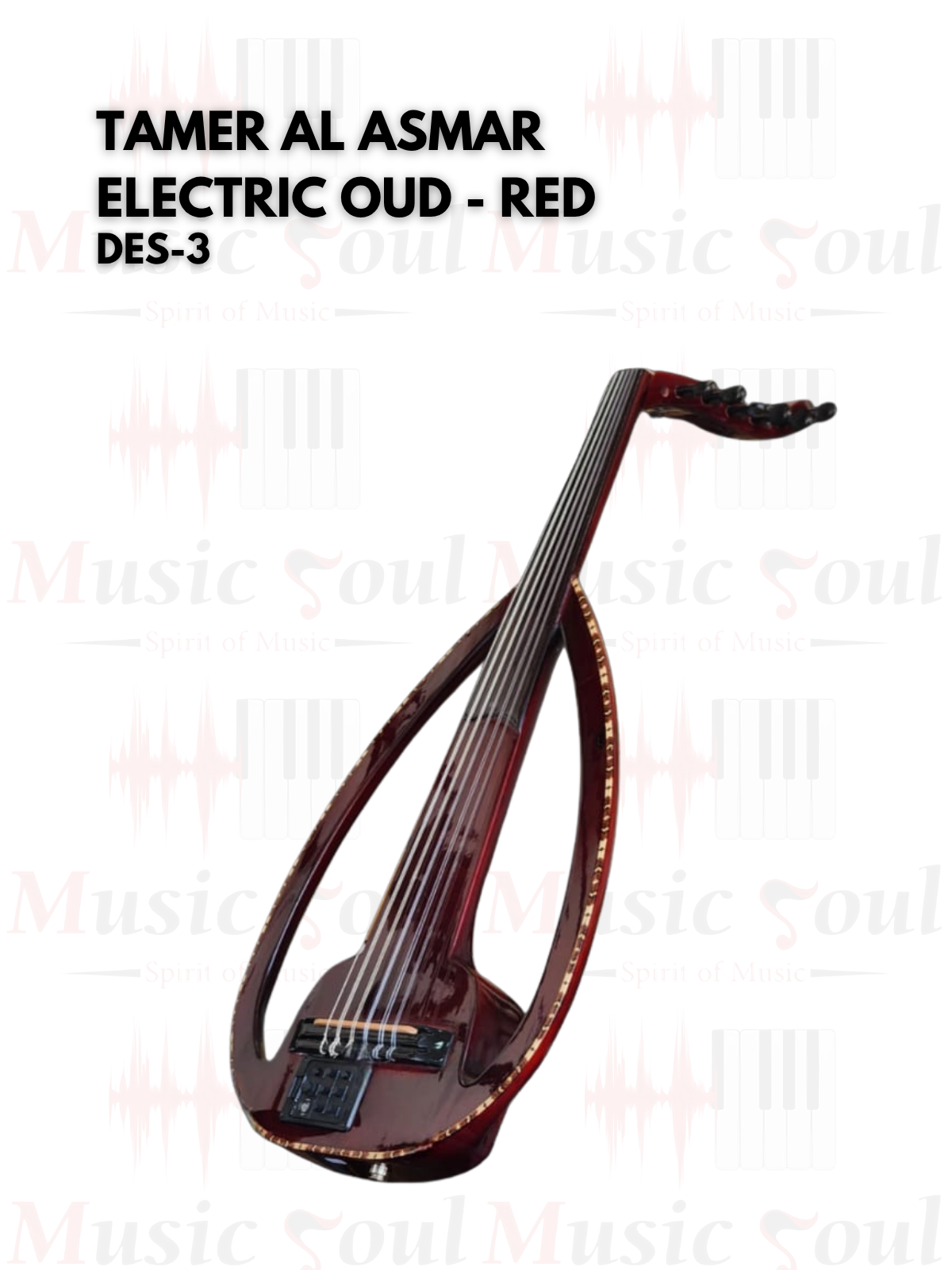 Tamer Al Asmar - Electric Oud - (Red)