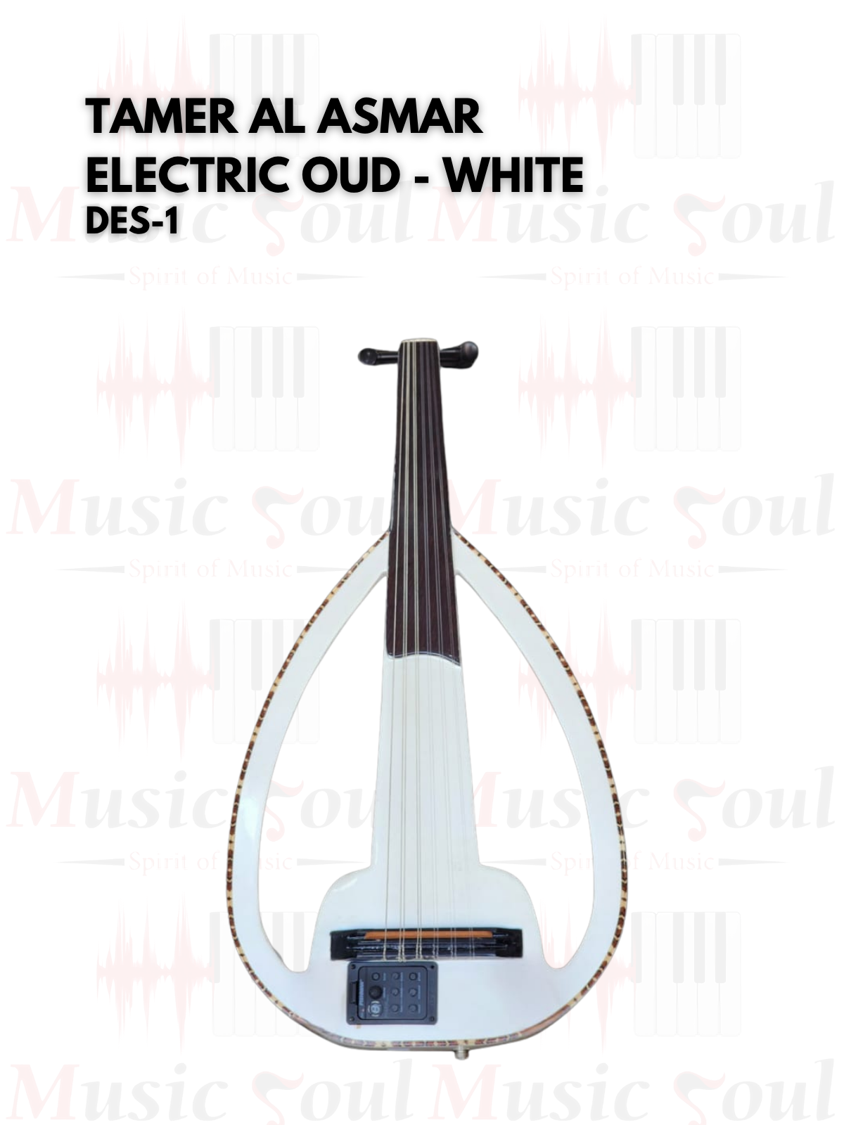 Tamer Al Asmar - Electric Oud - (White)