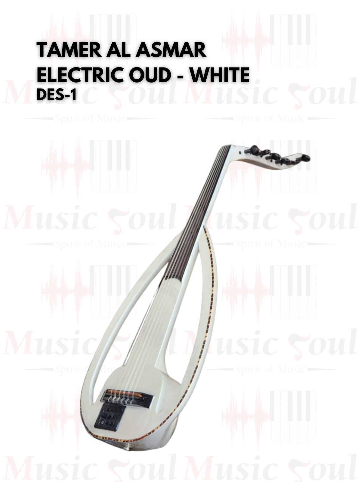 Tamer Al Asmar - Electric Oud - (White)